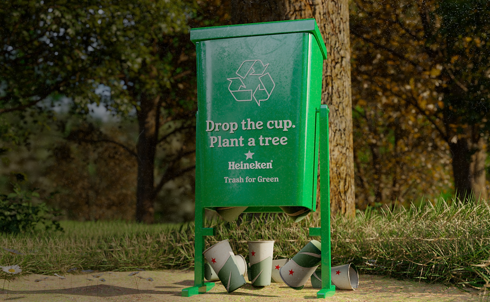 Heineken Trash For Green