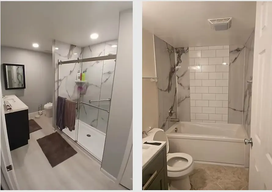 2 bathroom installations across Delmarva.webp