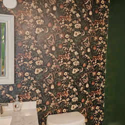 bathroom wallpaper at gcmakeovers