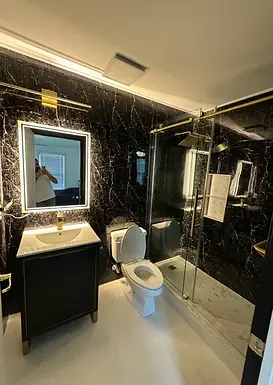Acrylic bathroom remodel in Wilmington DE.