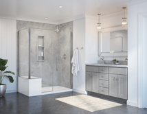 cultured marble bathroom remodel