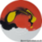 Yellow Magma Spewing Volcano, On Ice