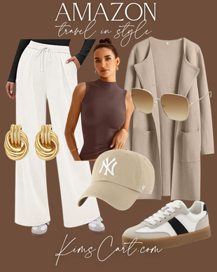 Have travel plans soon?? Grab this outfit and look super cute while being super cozy!! Links in the comments. 🔗⬇