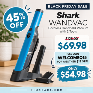 BLACK FRIDAY SALE!!! The Shark WANDVAC Cordless Handheld Vacuum is 45% OFF today!! 🙌