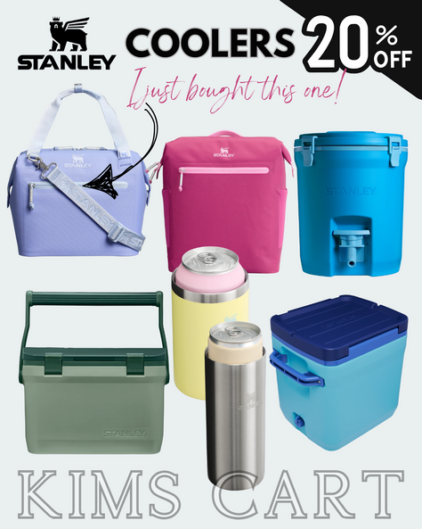 Ok, I'm SOOO excited for this one!!  STANLEY Coolers are dropping 20% OFF today with code RETAIL20 at checkout.  I've had my eye on the Julianne Mini for over a year now.  SOLD ✔️ All orders ship FREE