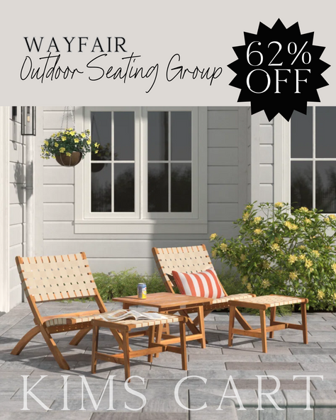 Best Seller!! 😆 The Bosch 2 - Person Outdoor Seating Group 62% OFF!! This would look great on a porch or patio.