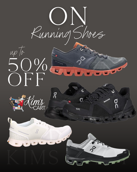 These will go fast!! 🏃♀️🏃♀️🏃♀️ON Running Shoes up to 50% OFF!!