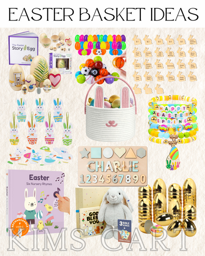 Hey Mama’s I put together a fun Easter Basket idea for you. 🐇✝️