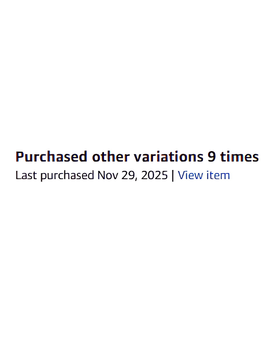 OK... Amazon just called me out. 😆
