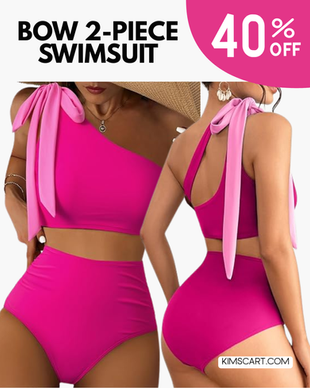 Bow 2-Piece Swimsuit 40% OFF!