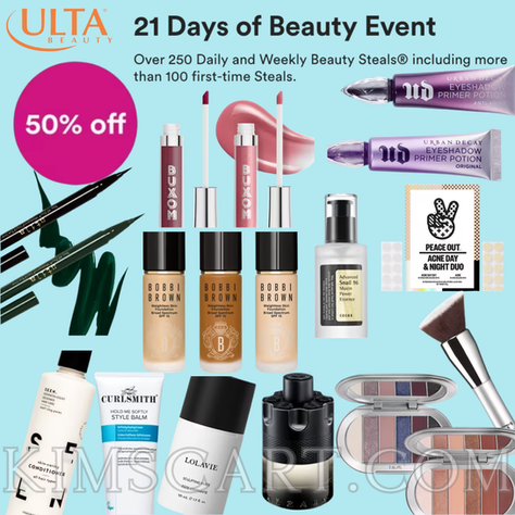 🧡 Today's 50% OFF Deals over at Ulta's 21 Days of Beauty!! 👇 👇