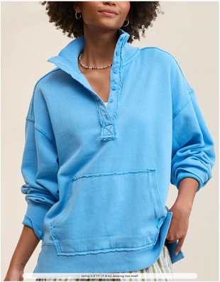 SIXTY PERCENT OFF Aerie Vintage Popover Polo Sweatshirt!!