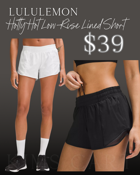 π LuLuLemon Hotty Hot Low-Rise Lined Short 4" JUST $39 + Free Shipping. (Reg $68)