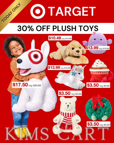 🎯 Target Circle Deal: Save 30% on Plush Toys