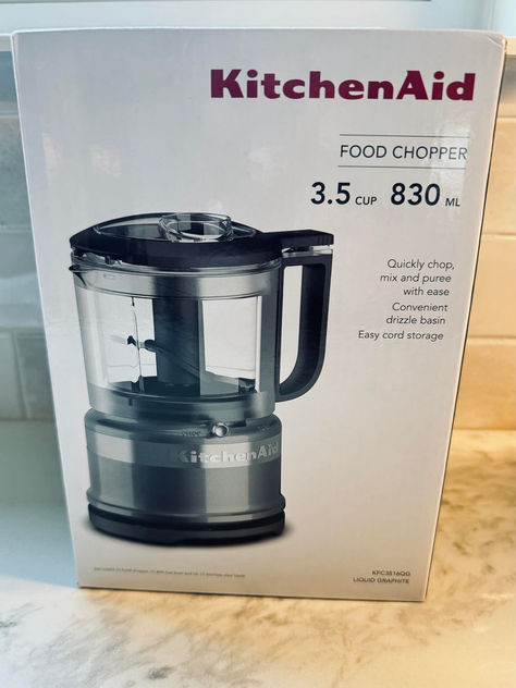 #ad  I've been eyeing this KitchenAid 3.5-Cup Food Chopper foreverrrrr!!!  It can chop, mix or puree; I can't wait to use it.  Reg $59.99 over at HSN