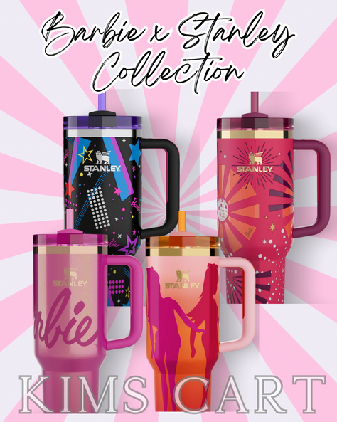 Have you all checked out the NEW Stanley x Barbie Tumblers yet??  They are soooo cute 💞