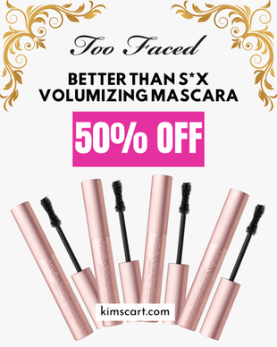 Too Faced Better Than S*x Volumizing Mascara 50% OFF!!
