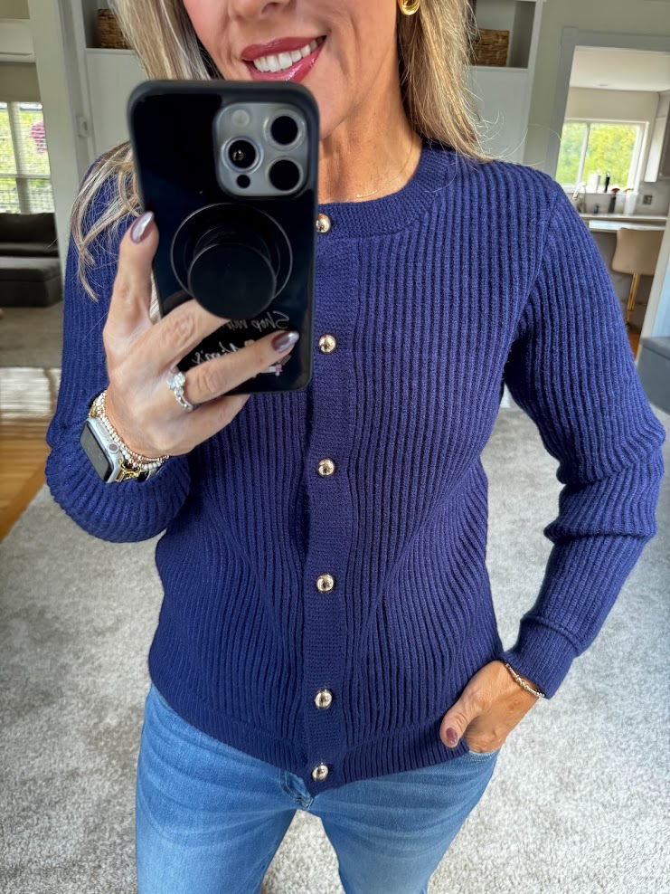 Best score yet on my Grace Karin Cardigan! I love the button detail on this one.
