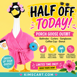 HALF OFF TODAY!