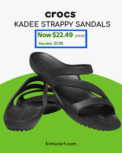 Best Selling Women’s CROCS Kadee Strappy Sandals marked down!!!