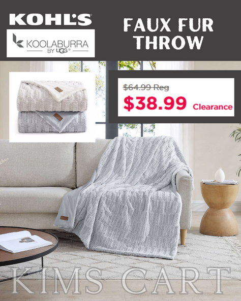🥇Top Seller: Koolaburra by UGG Carmell Faux Fur Throw on CLEARANCE!!  ad