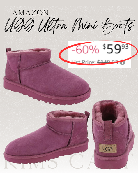Am I seeing this correctly!?!?  Women's UGG Classic Ultra Mini Boots 60% OFF????  😱🏃‍♀️🏃‍♀️🏃‍♀️ Grab a pair before the price goes back up!!