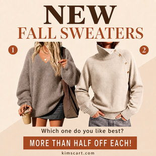 Two NEW Fall Sweaters from Trending Queen!!