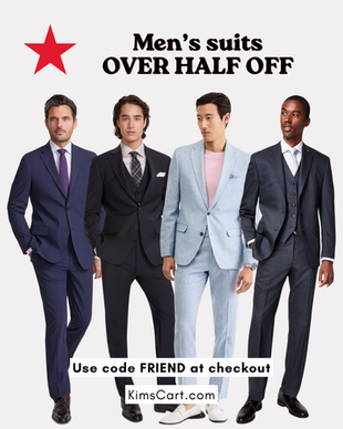 NOW is a great time to grab men’s suits!!