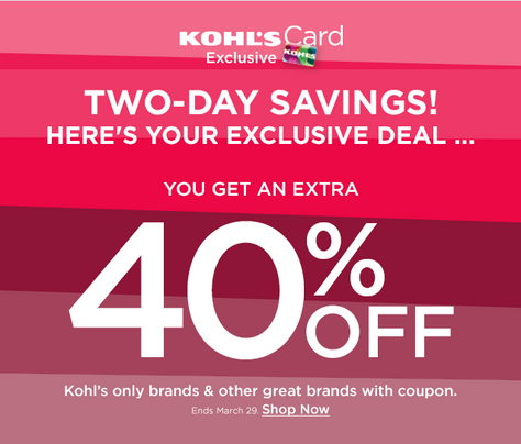WOOHOO!!!! 💃 I scored 40% OFF!!  Click here and check your wallet to see what you got