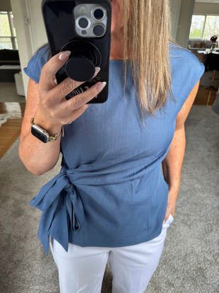 Tie Waist Blouse 🔗⬇