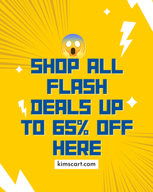 😱 Shop all Flash Deals up to 65% OFF here