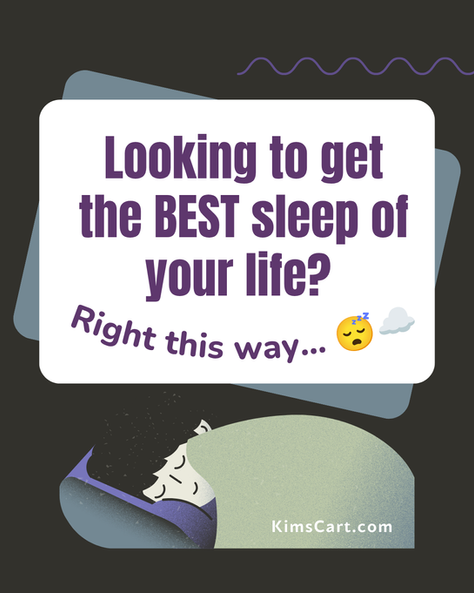 Looking to get the BEST sleep of your life? Right this way… 😴☁️