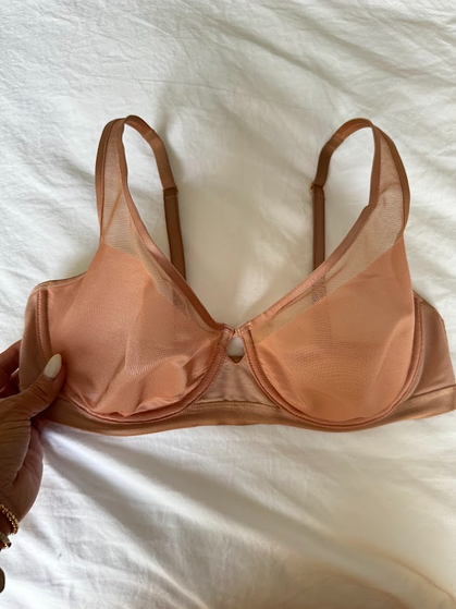 Here it is!! The Bra I’ve worn nonstop since purchasing it two months ago. I love that it’s sheer, yet offers great lift and support to the girls (I’m a 34D).