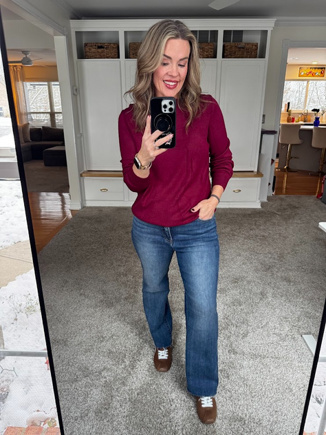 How about a little OOTD ❤Y’all, I wish you could feel how SOFT this sweater is!! Thin, lightweight, soft = heavenly. 4 0 % O F F Today.