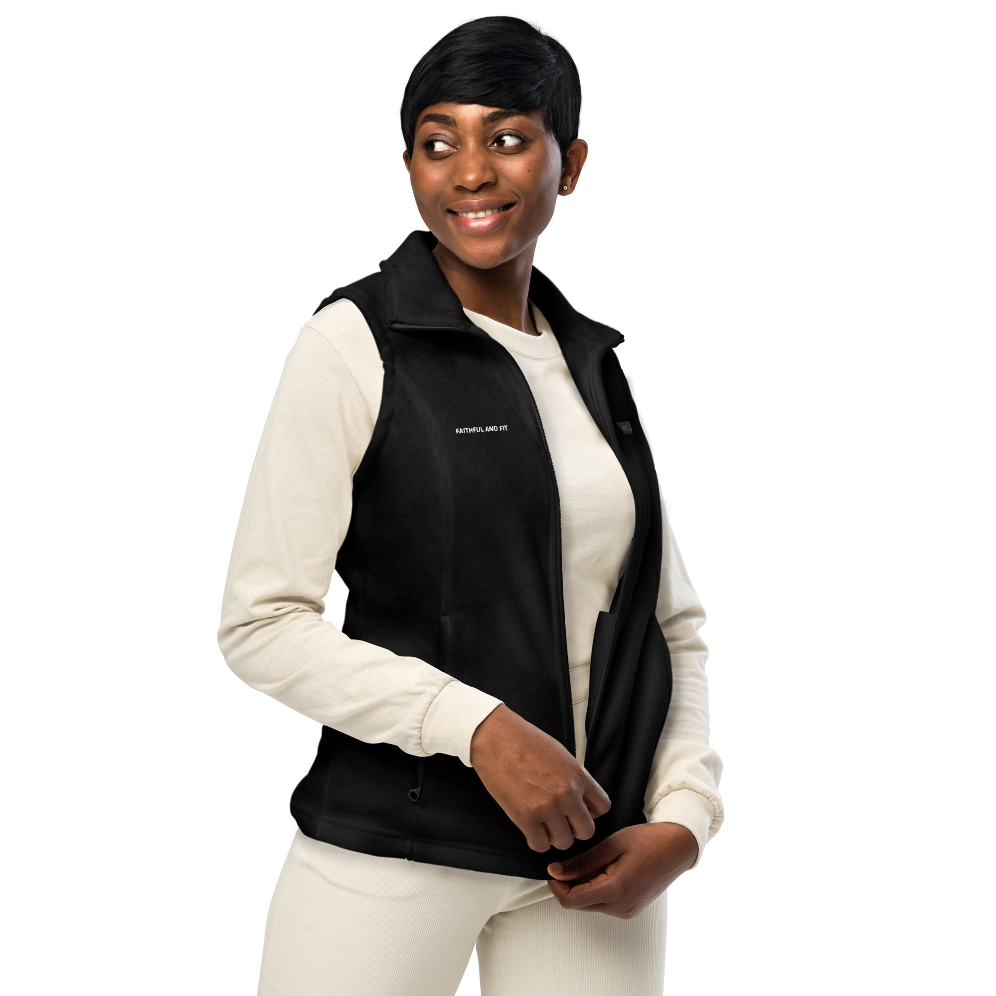F&F Women’s Columbia fleece vest