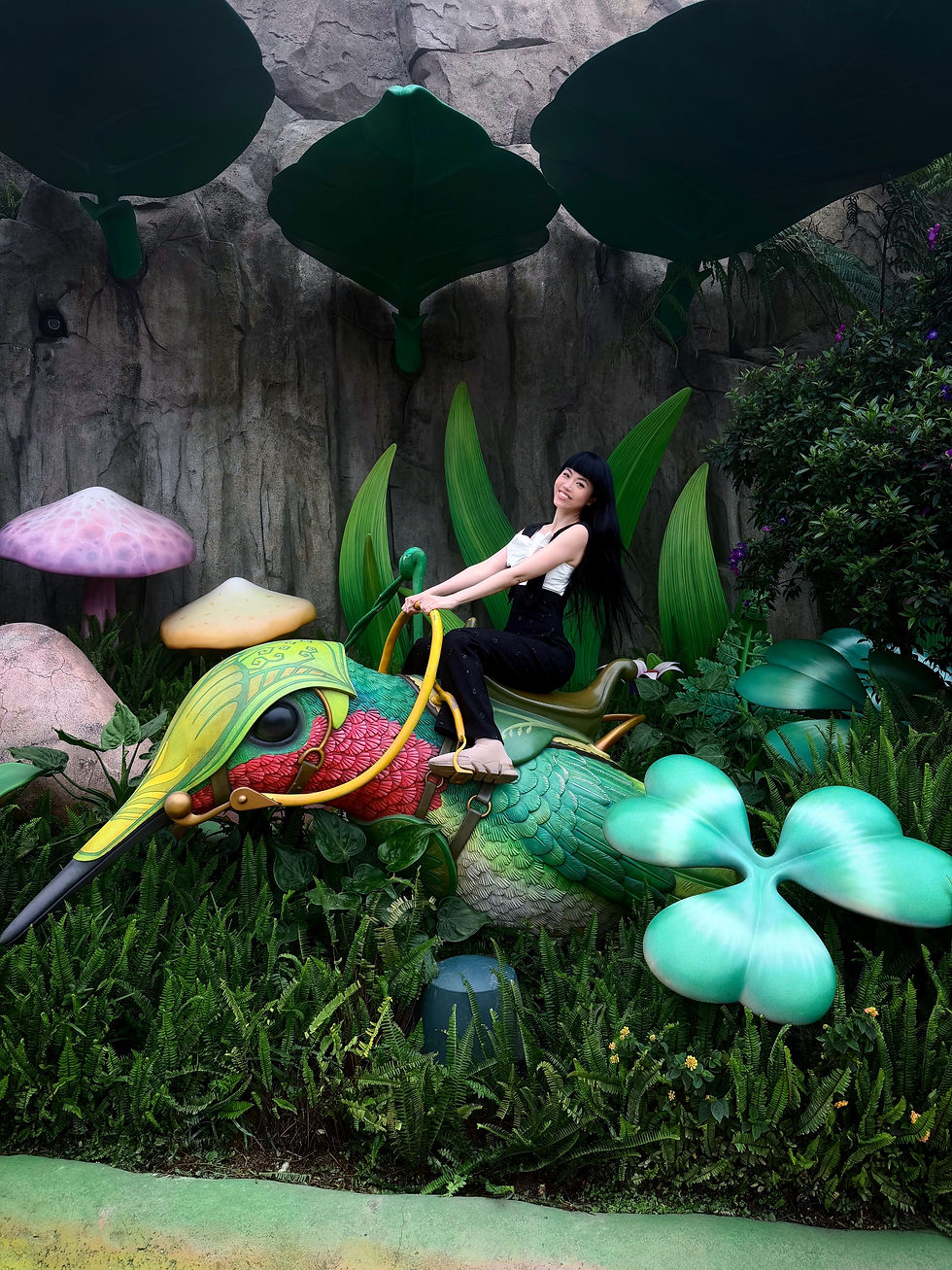 Jessica Minh Anh at Genting Skywards Theme Park, Resorts World Genting