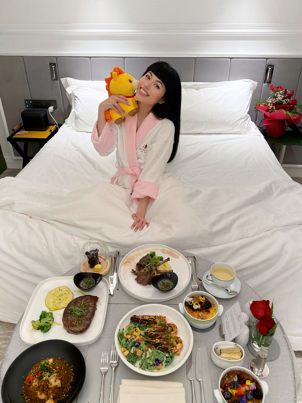 Jessica Minh Anh at Prestige Suite, Crockfords Hotel, Resorts World Genting