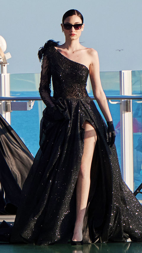 Glaudi Collection at J Spring Fashion Show on Costa Toscana in Portofino, Italy produced by Jessica Minh Anh