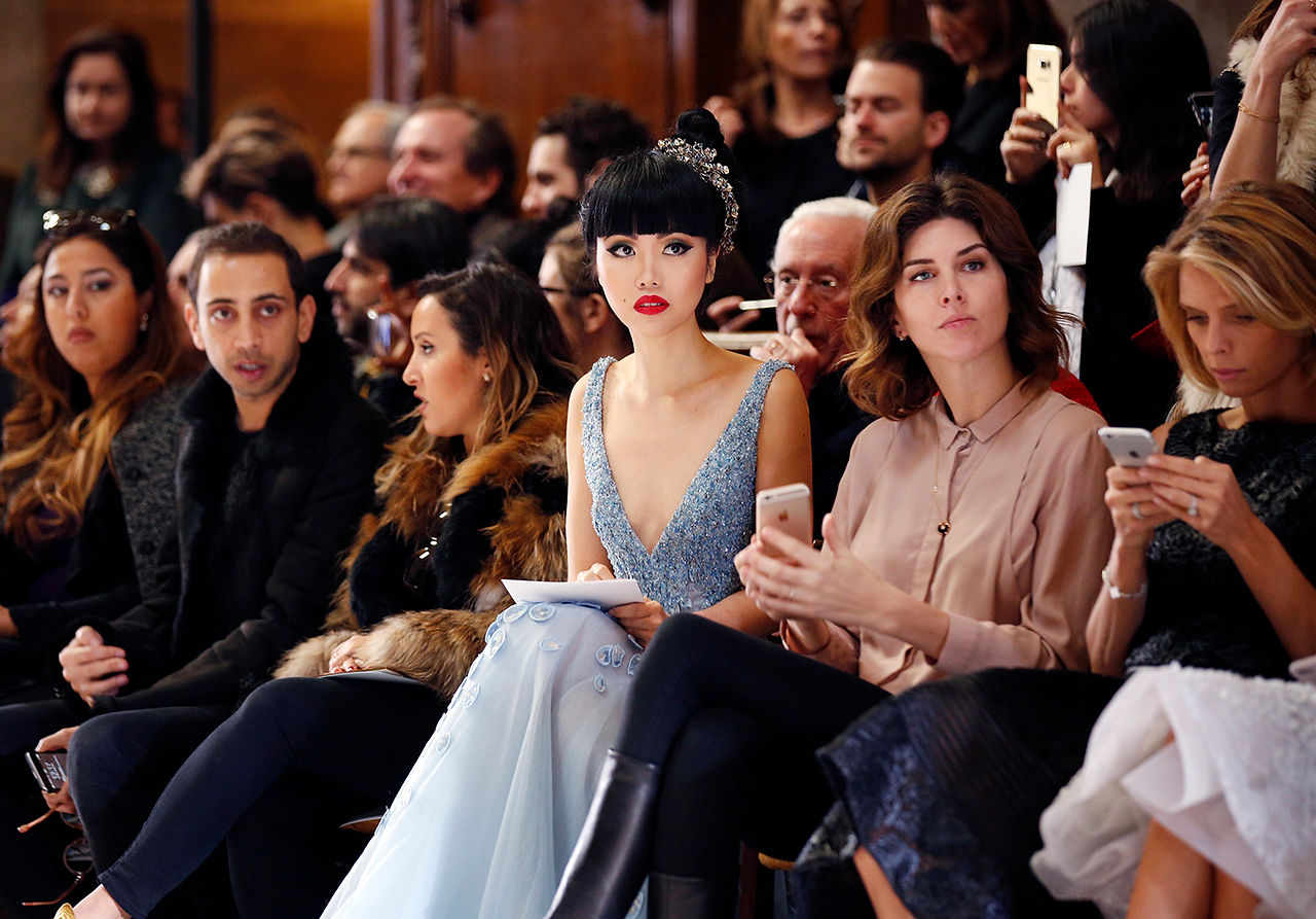 Jessica Minh Anh at Tony Ward Couture show throughout the years