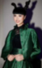 Jessica Minh Anh attending Shiatzy Chen’s show at Paris Fashion Week front row.