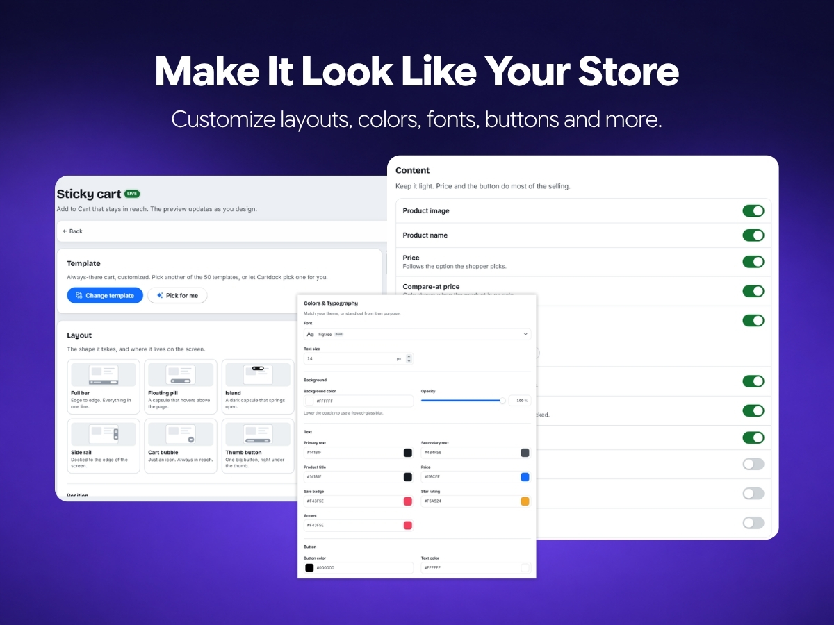 Cartdock: Sticky Add to Cart screenshot 2