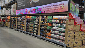 O crescimento do uso de telas de LED em supermercados com patrocínio de fornecedores