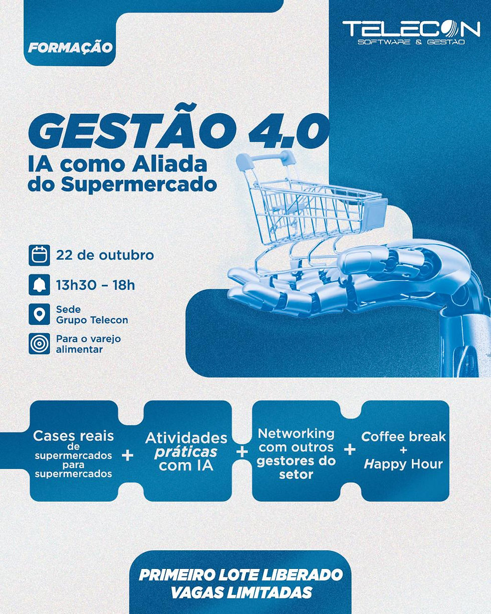 Formação em Gestão 4.0: Inteligência Artificial como aliada do Supermercado