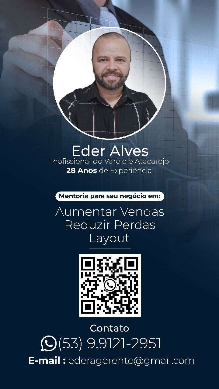 eder alves gerente e consultor supermercado