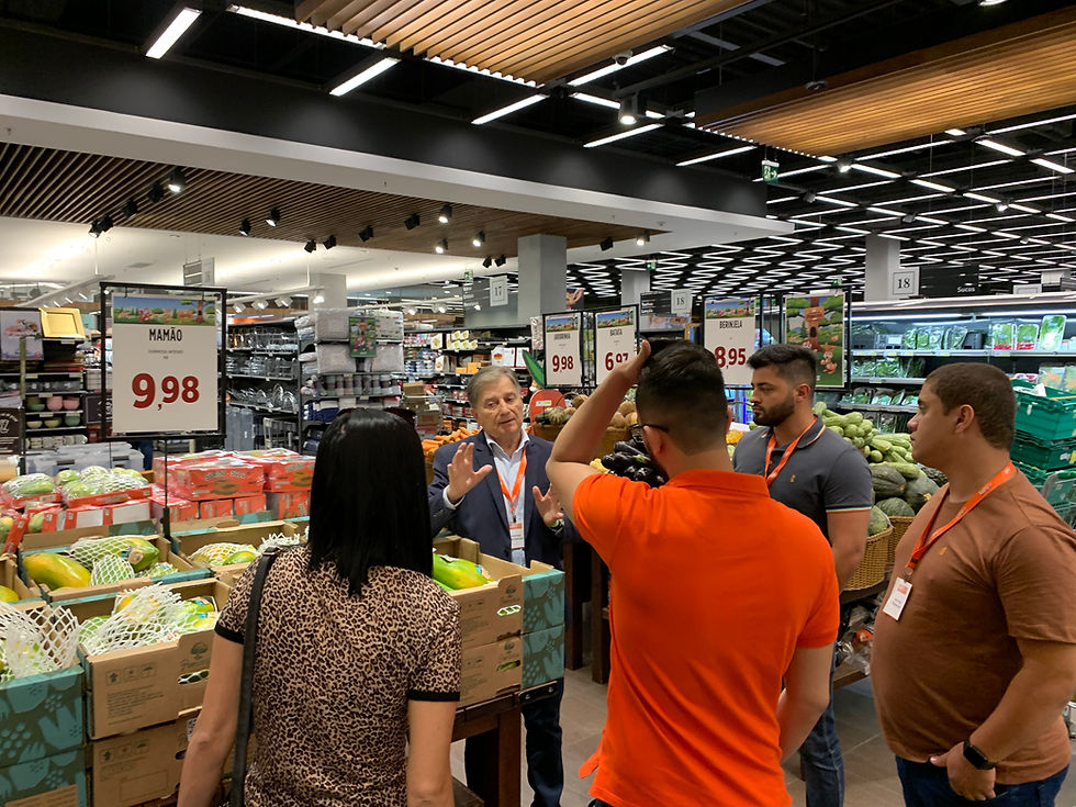 Visitas técnicas guiadas em supermercados