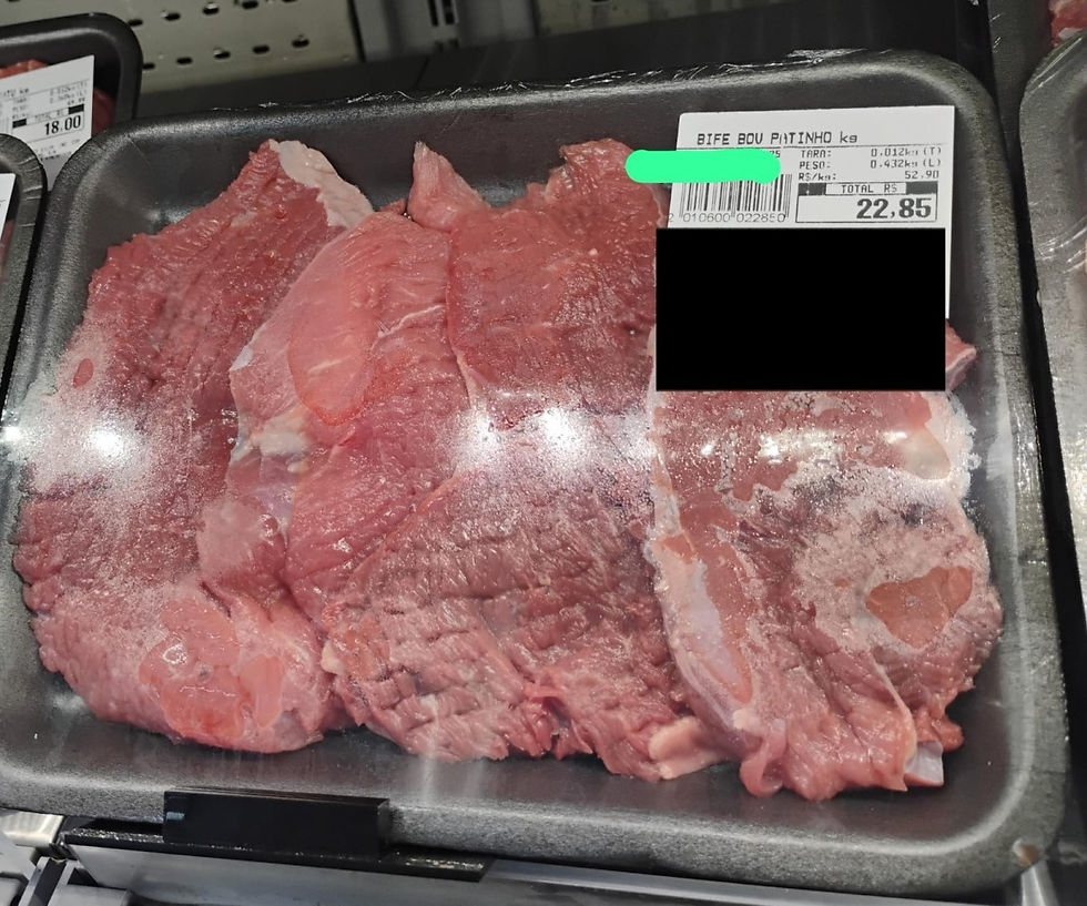 BIFE DE PATINHO SEM PADRÃO