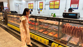 Venda de suínos cresce quando a carne é bem exposta no açougue