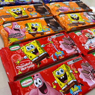 wafers biscoito Bob Esponja