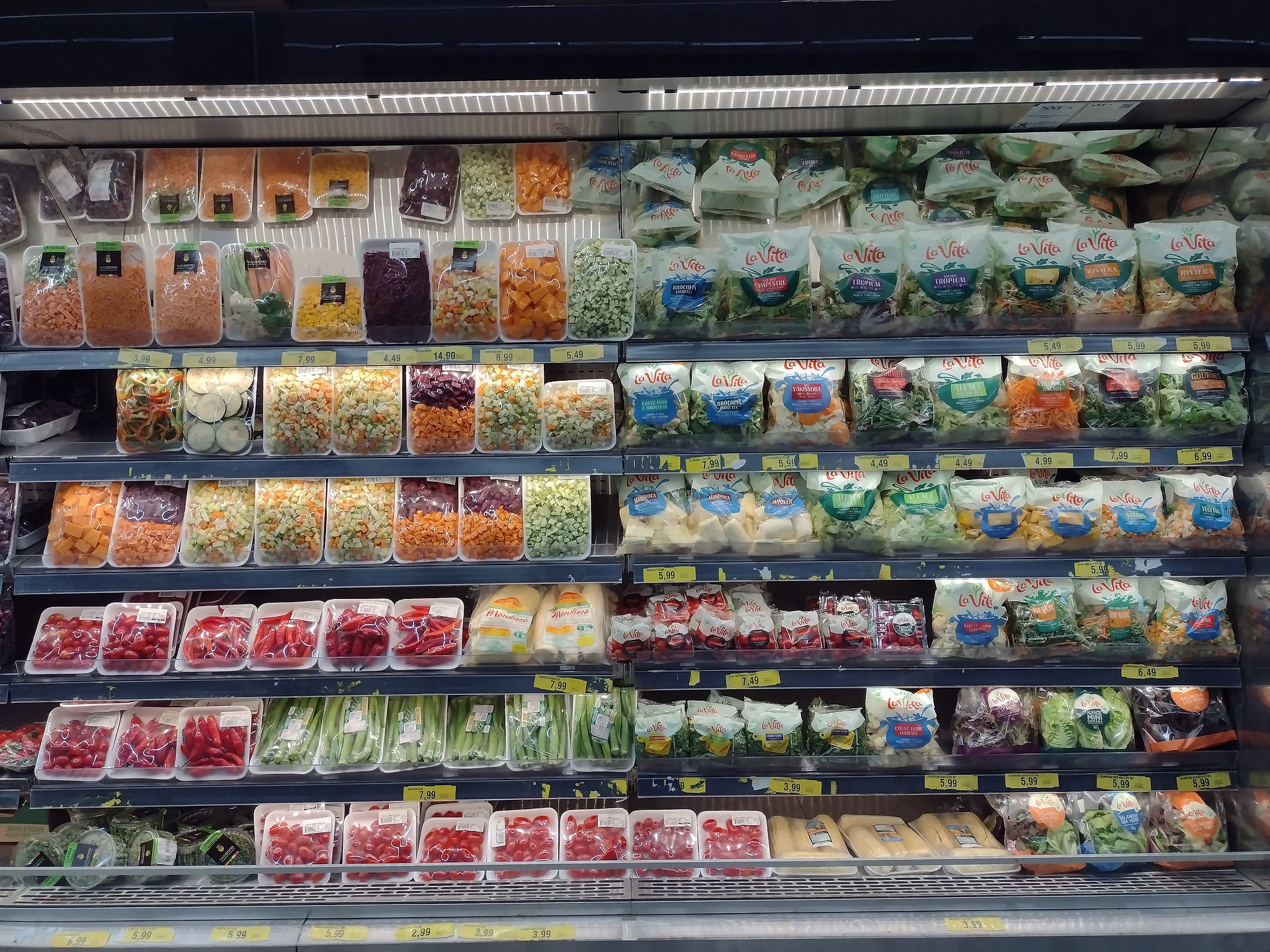 frutas embaladas