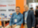 Zenon Leite Neto da Urano Balanças. Tradicional patrocinador da Expo Supermercados